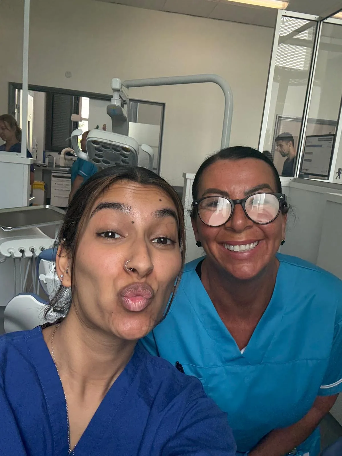 Dr Deesha during her time at Birmingham Dental Hospital